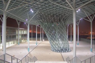 Dlubal-Konstrukce zastreseni vystaviste Fiera Milano2