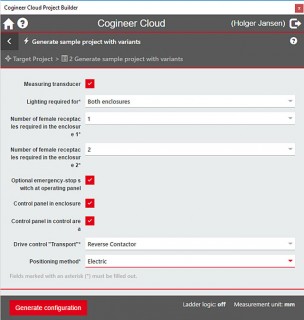 Cogineer Cloud Project Builder EN-1803