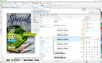CorelDRAW Graphics Suite 2021 pro Windows - Google Fonts Integration_CZ (zdroj: Corel) CorelDRAW Graphics Suite-2140