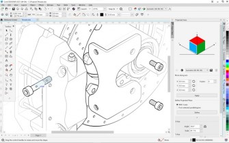 CorelDRAW Technical Suite 2021 – Point borderless threads (zdroj: Corel) Corel Draw Technical Suite-1-2140