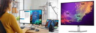 Dell UltraSharp U2723QE-lifestyle a U3023E-2213
