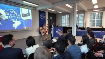 Generální ředitel Studeru Sandro Bottazzo při úvodní prezentaci (foto KH) Sandro Bottazzo-2608