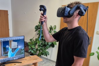Interaktivní práce s VR na technickém projektu (zdroj: autor) vr006-2609