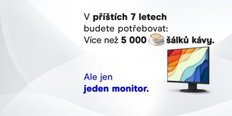 EIZO uspořádala soutěž o monitor FlexScan EV2740S, na který je poskytována právě takto dlouhá záruka (zdroj: EIZO) EIZO-7jahre-Stage-2630