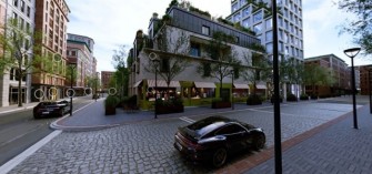 Render panoramat je nyní ve srovantelné kvalitě jako finálních renderů, stejně rychlý. Oproti starším verzím se tak výrozně zlepšila kvalita i doba renderingu. Vytvářet tak virtuální prohlídku ať už na monitor/tablet/mobil nebo do brýlí je rychlejší a mnohem jednodušší s vyší kvalitou (zdroj: Lumion CZ/SK) Lumion-pro-26-1-ray-traced-panoramas-street-view-04-2630