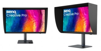 Profesionální 4K monitory pro postprodukční aktivity, 32palcový PV3250U a 27palcový PV2750U, byly vyvinuty s důrazem na mimořádnou přesnost a věrnost barev (zdroj: BenQ) BenQ PV3250UaPV2750U-2637