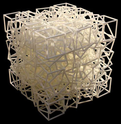 Krychle z krychlí (3D Tisk, ABS model, Vantage) Krychle z krychlí (3D Tisk, ABS model, Vantage)