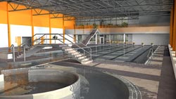 Projekt krytého bazénu: výstup z Cinemy 4D