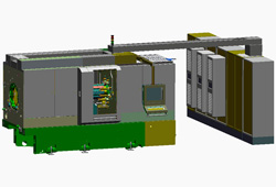 Hlavní cena AV ENGINEERING AWARDS 2007: Osmivřetenový soustružnický CNC automat TMZ867 CNC společnosti TAJMAC-ZPS vyvinutý v systému Pro/ENGINEER