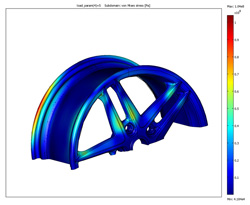 Návrh ráfku automobilového kola z lehkých slitin v COMSOL Multiphysics Návrh ráfku automobilového kola z lehkých slitin v COMSOL Multiphysics