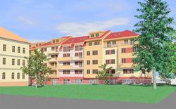Bytový dům s podzemním parkingem - Projekční atelier - Ing. Tomáš Hrdina Bytový dům s podzemním parkingem - Projekční atelier - Ing. Tomáš Hrdina