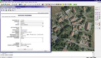 Editace pozemků