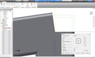 Modifikace pozice profilu v Autodesk Inventoru