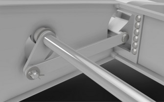 Velmi detailně je modelována mechanizace křídla, v tomto případě slotu na náběžné hraně.