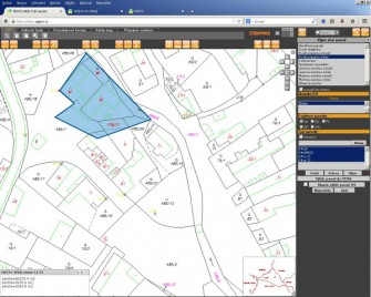 Geoportál GEPRO – hromadný výběr parcel polygonem